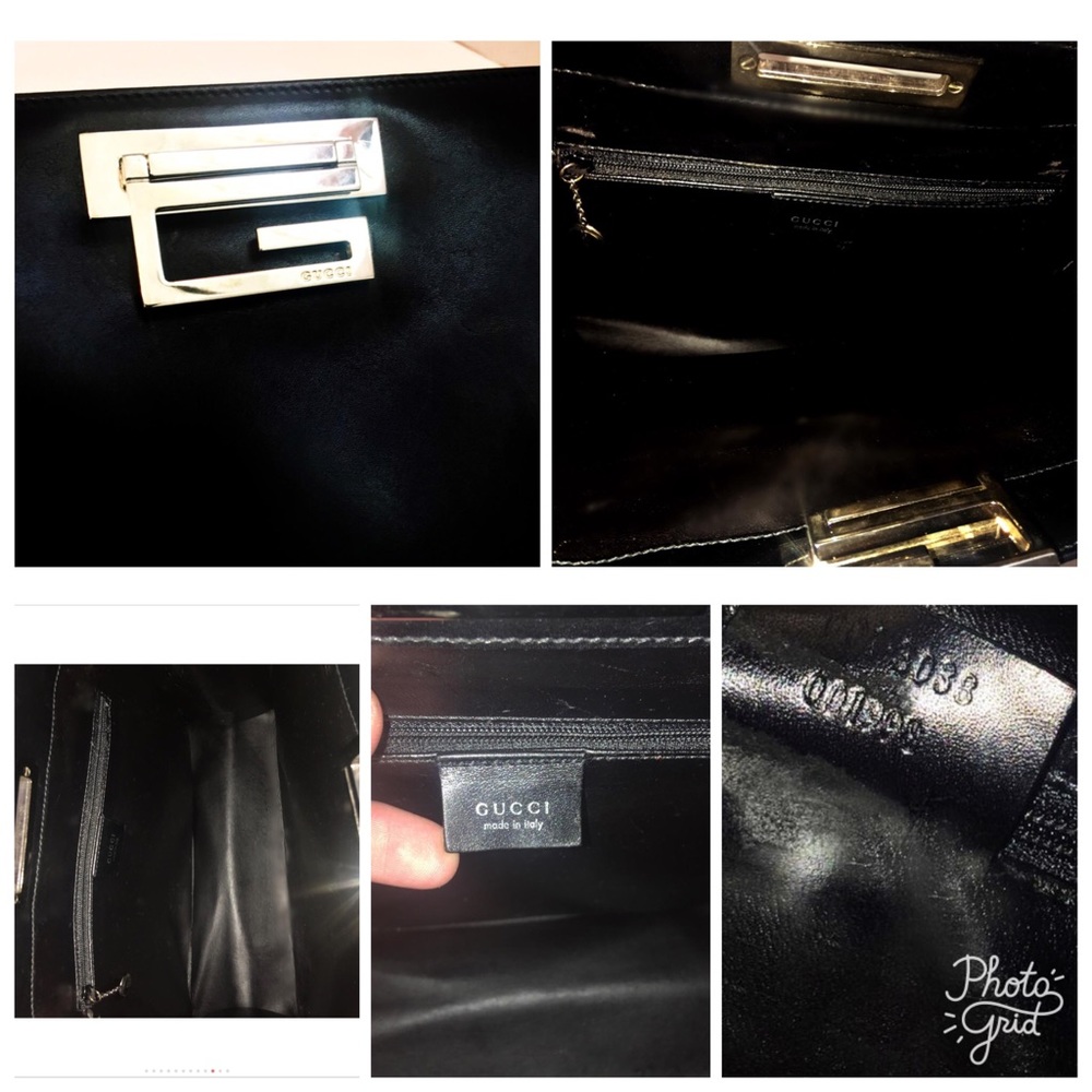 ♦️SOLD♦️Gucci enameled leather firmed shoulder bag - Picture 7 of 8