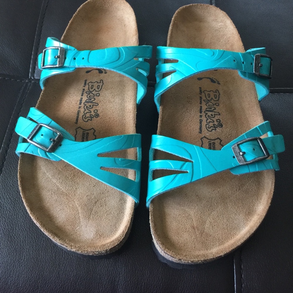 Birki's 38 Turquoise Birkenstock Sandals  7 / 8