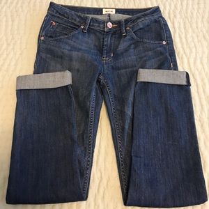 Hudson Bacara dark wash straight leg jeans, 27