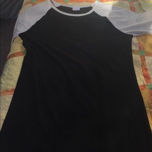 LuLaRoe XL Black and Cream Julia