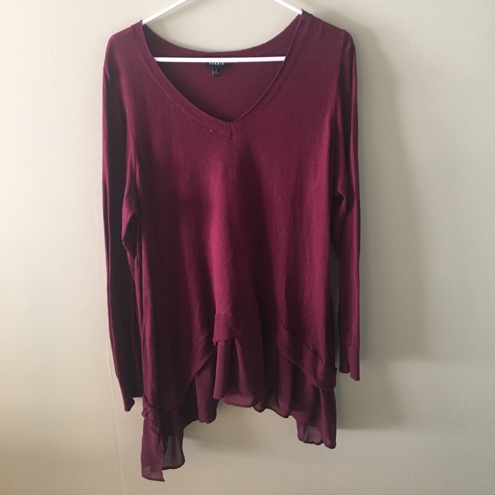 Torrid size two long sleeve shirt