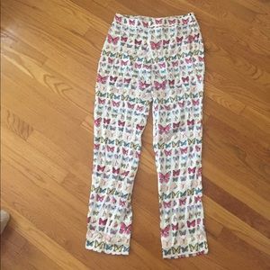 ERIN FETHERSTON Silk Butterfly Pants