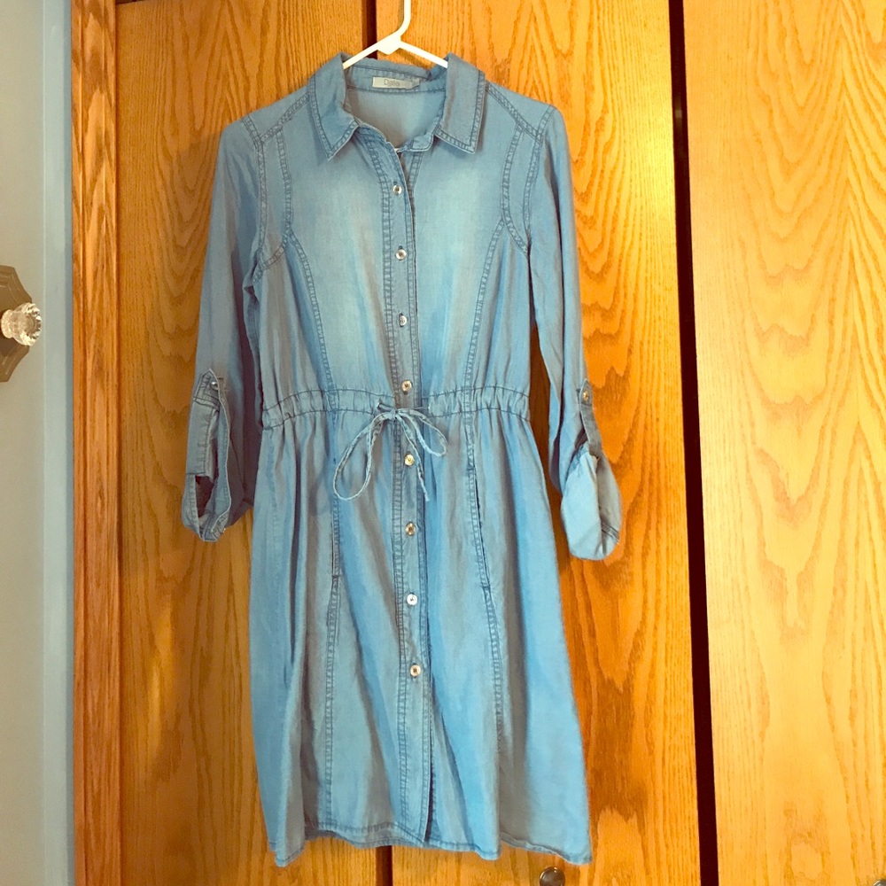 Long Sleeve Denim Dress