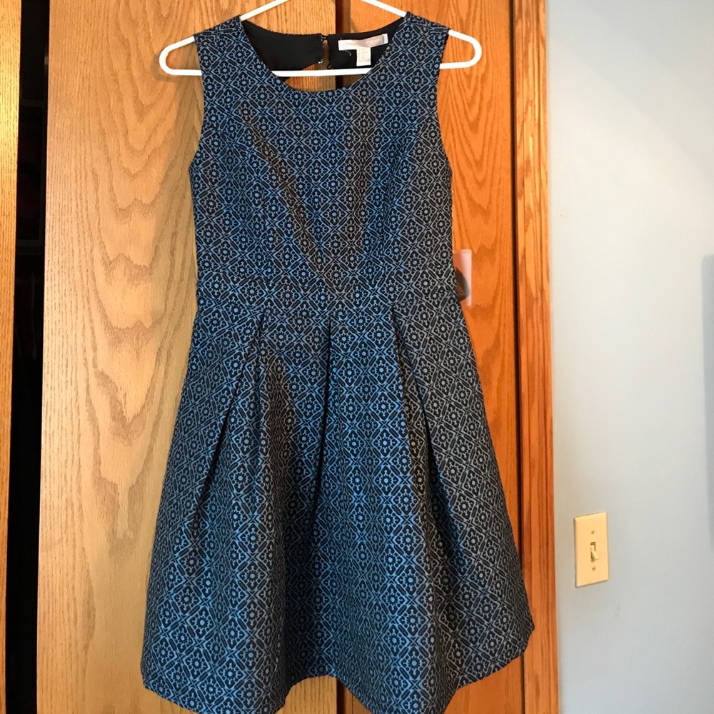 Blue/Navy and Black Dress