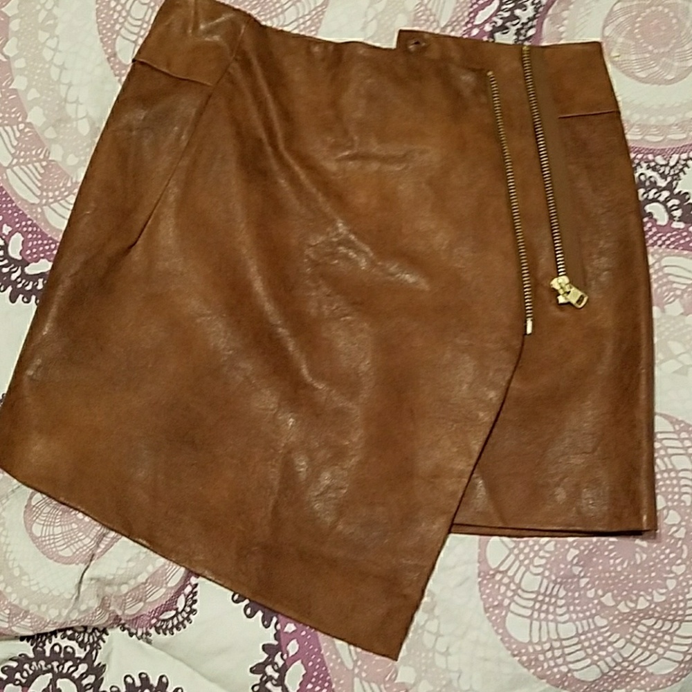 H&M leather skirt