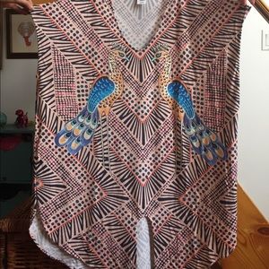 bright and beautiful swim coverup dress