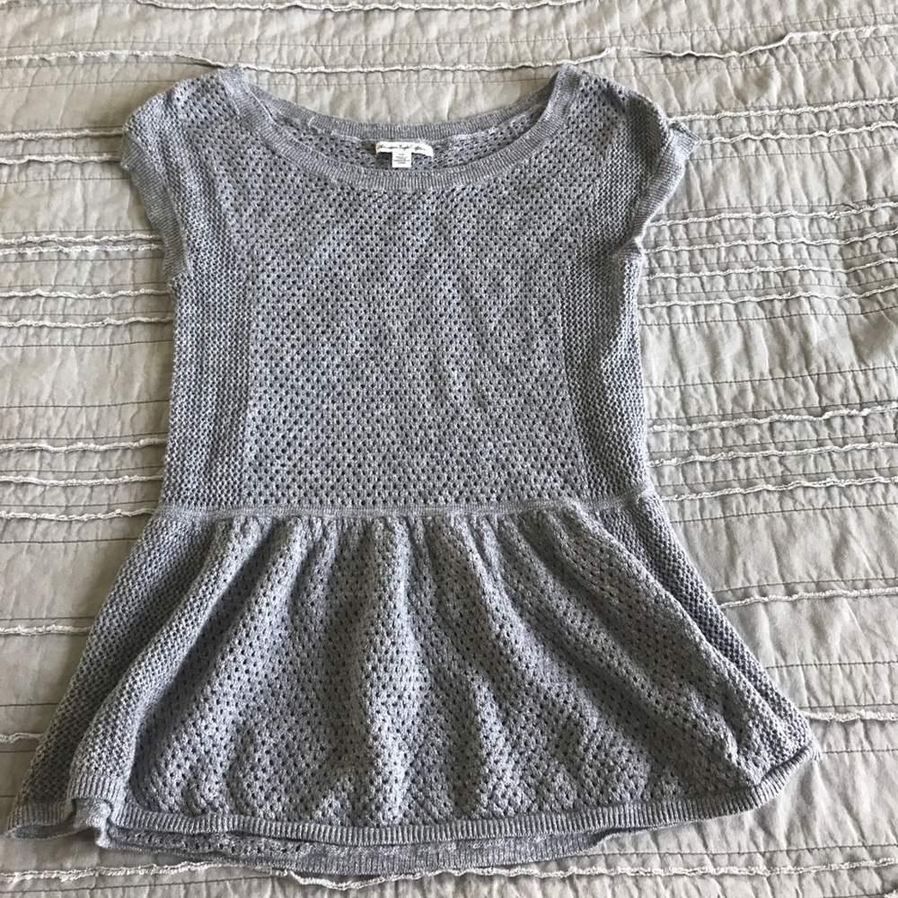 American Eagle peplum top