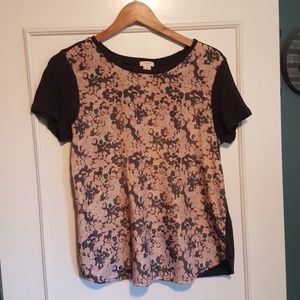 J. Crew Floral T-shirt