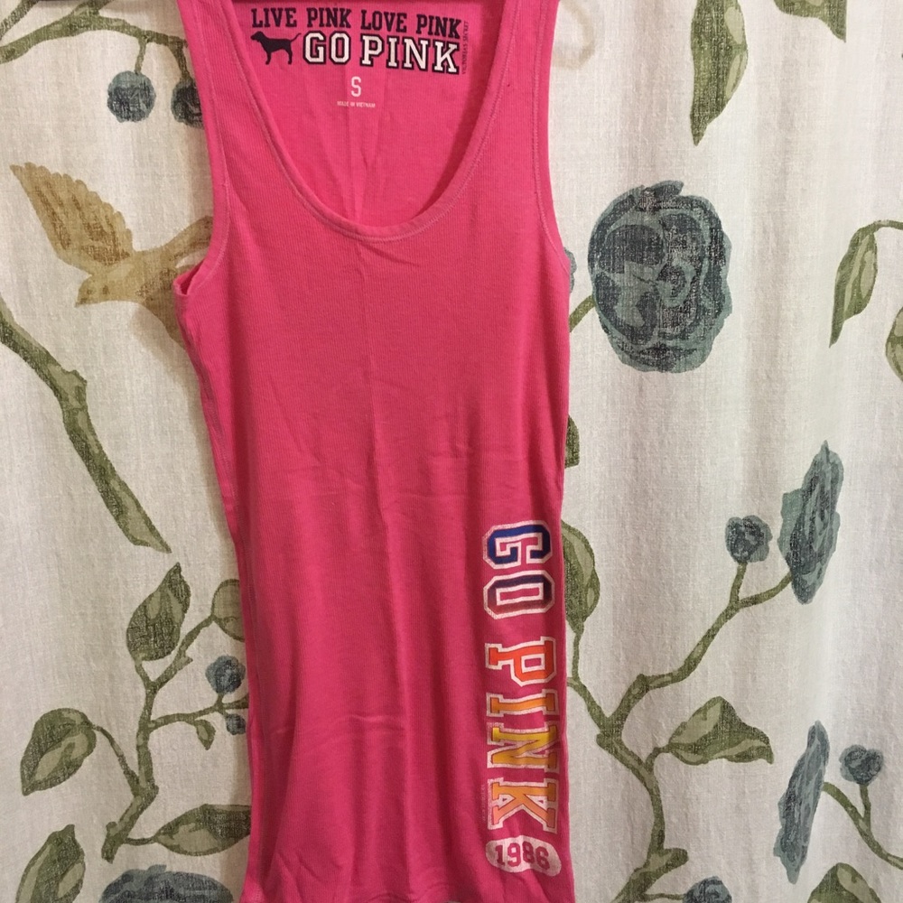Pink by VS tank top