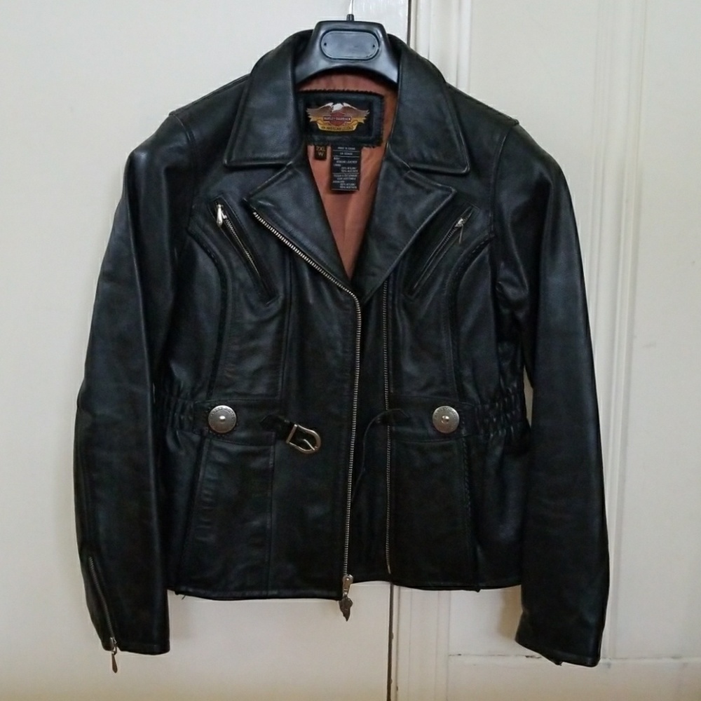 Harley-Davidson woman's leather motorcycle jacket