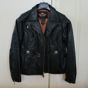 Harley-Davidson woman's leather motorcycle jacket