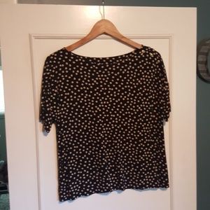 LOFT polka dot casual shirt