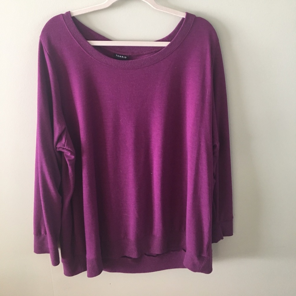 Torrid size 3 cutout back sweater