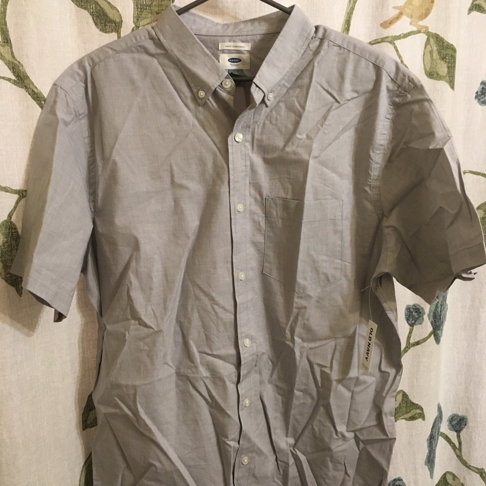 New with tags button down