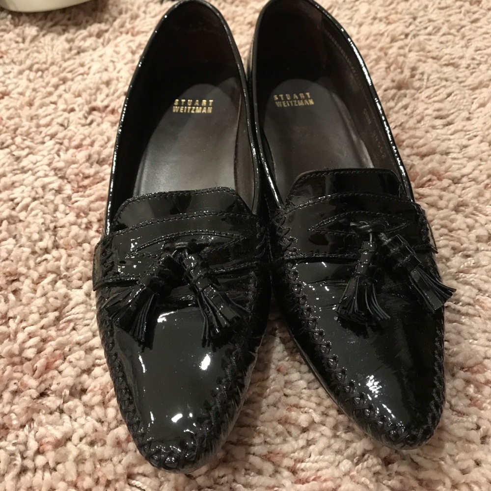 Stuart Weitzman Black The Boything Flats!