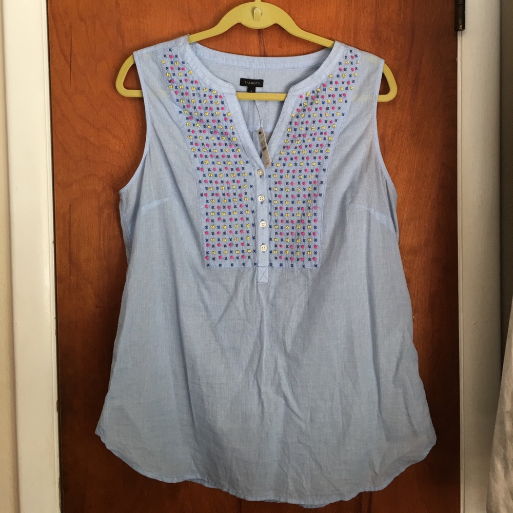 Talbots tank top L NWT