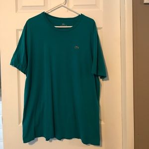 Men’s Teal Lacoste t-shirt