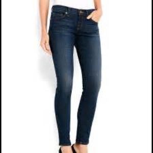 JBRAND Dark Denim Ankle Skinny Jeans