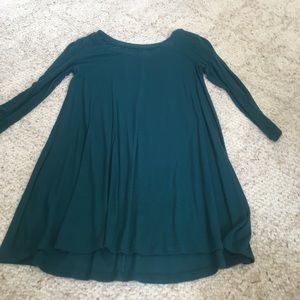 Teal 3/4 sleeved tunic