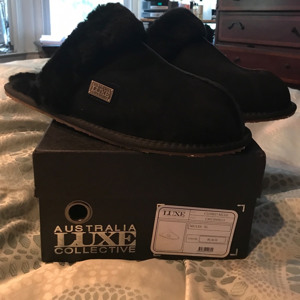 Luxe shearling slipper