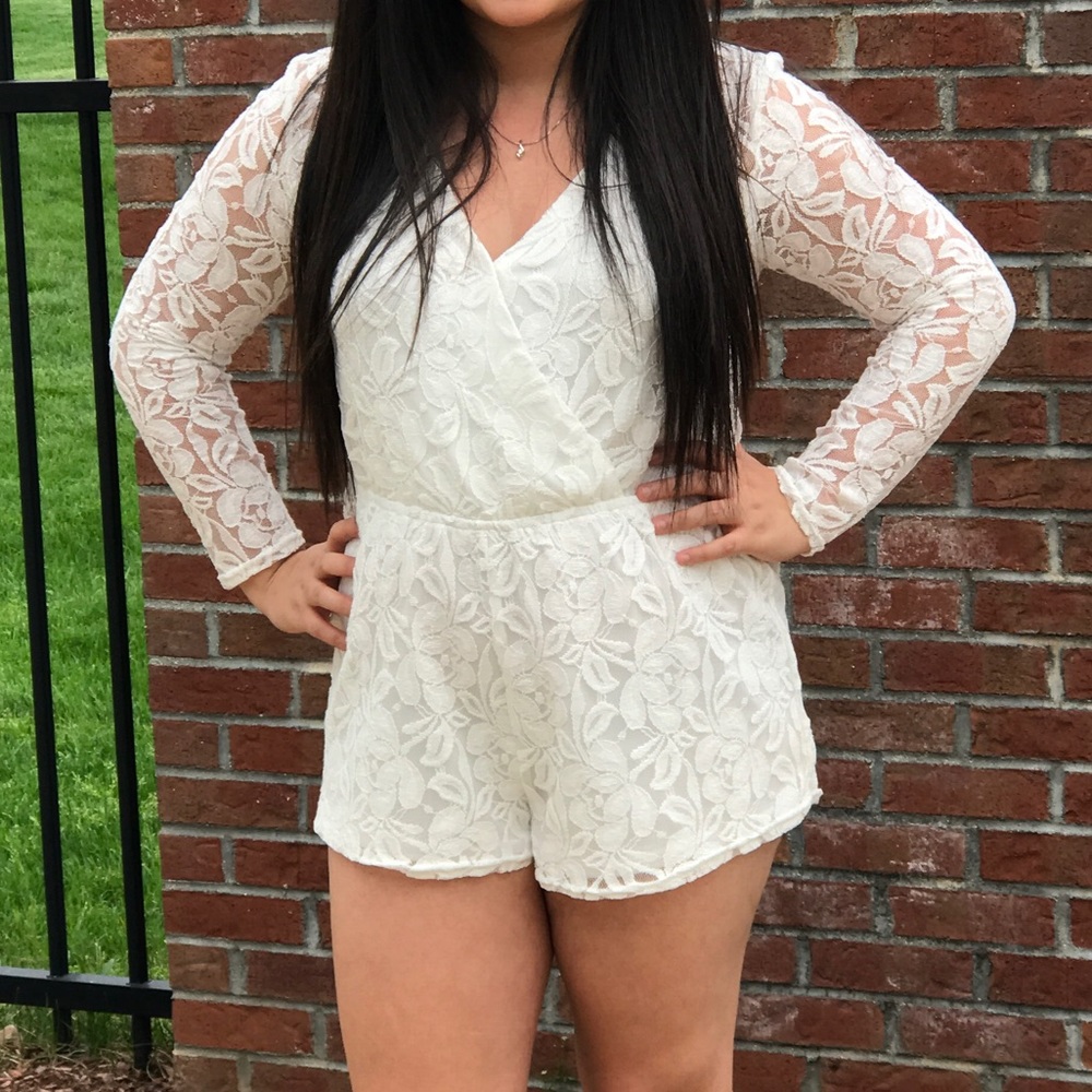 Cute Lace Romper