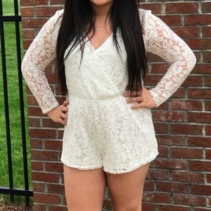 Cute Lace Romper