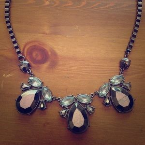 3/$12 Metallic Faux Hematite Choker Necklace