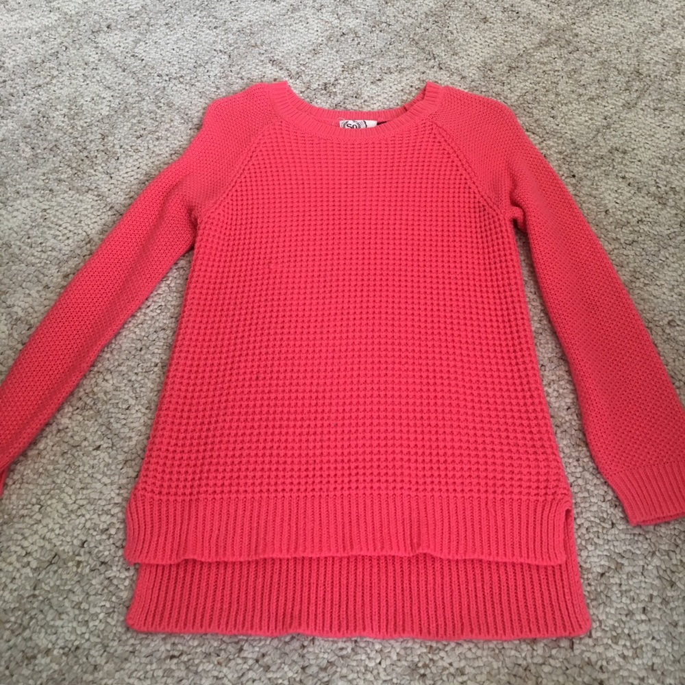 Bright pink sweater