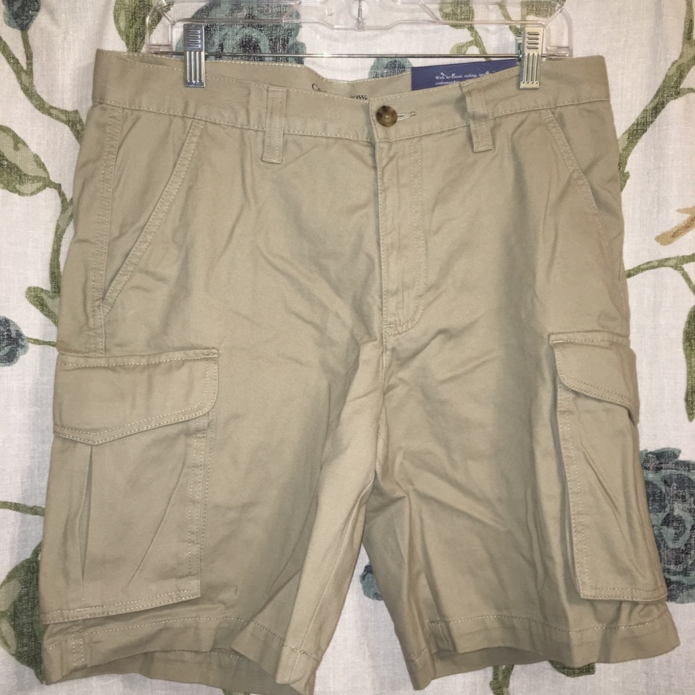 New! Men's Khaki Cargo Shorts