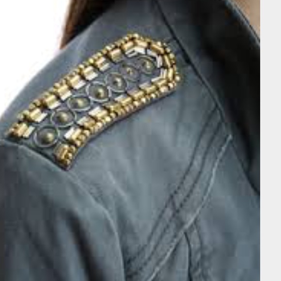 Free People Cropped Officer Jacket Size XS - Picture 3 of 4