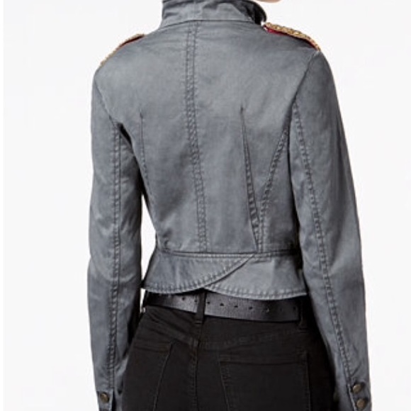 Free People Cropped Officer Jacket Size XS - Picture 4 of 4