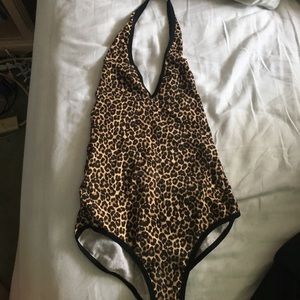 American apparel cheetah bodysuit