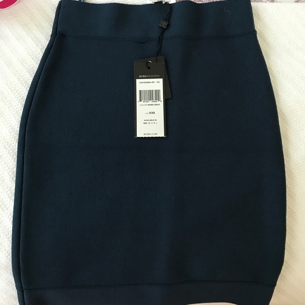 Bcbg bodycon skirt XXS NAVY NWT