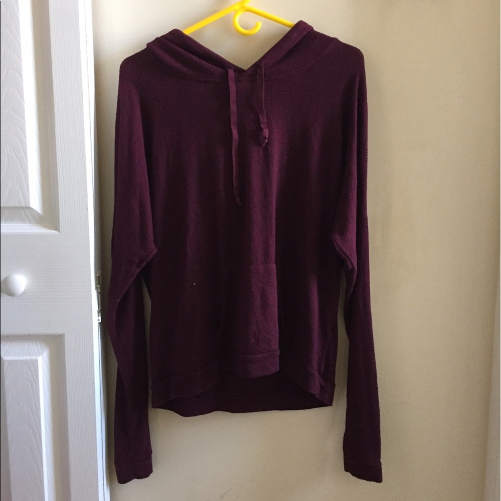 Brandy Melville maroon hoodie