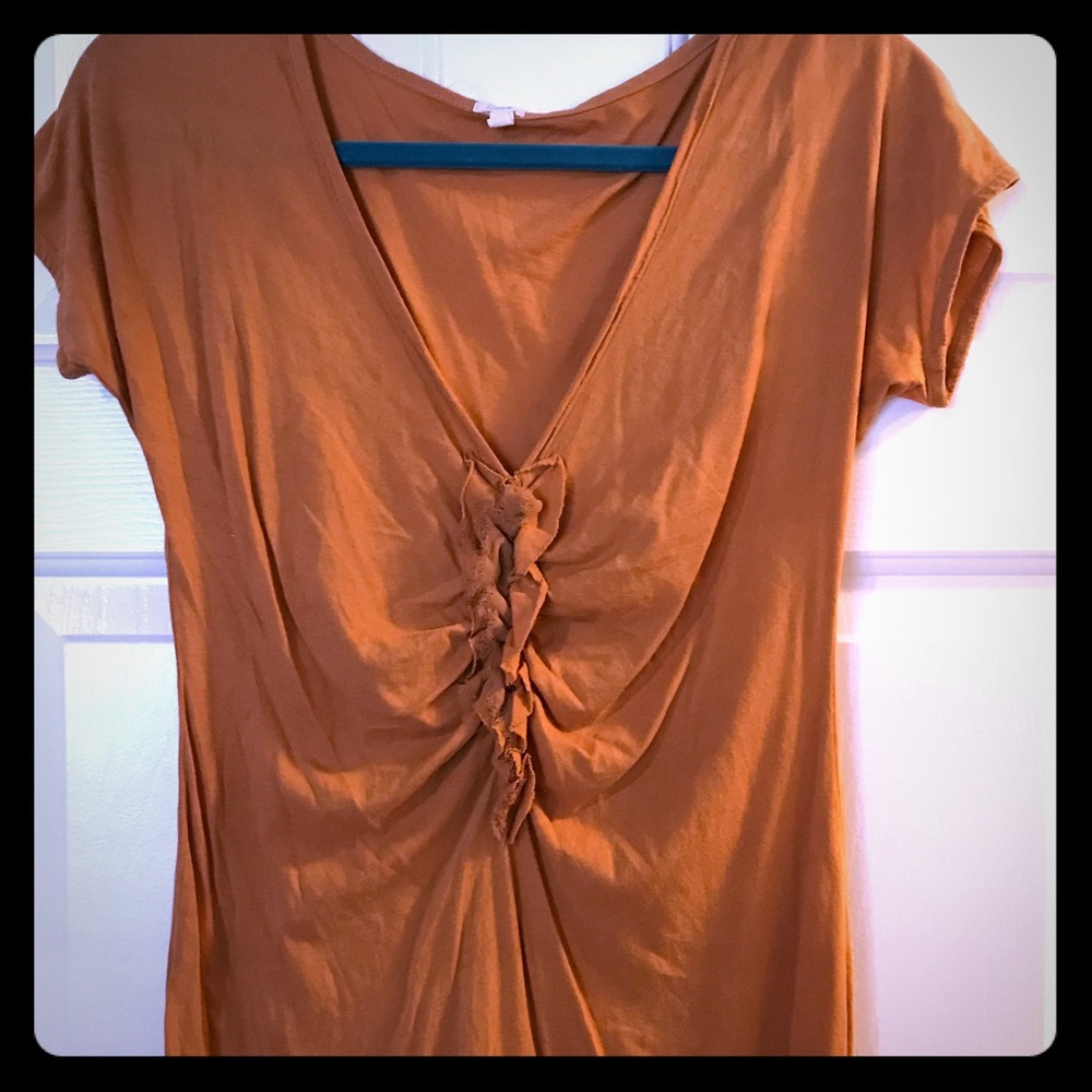 J. Crew burnt orange tee