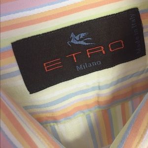 Etro men's dress shirt, like new!!!