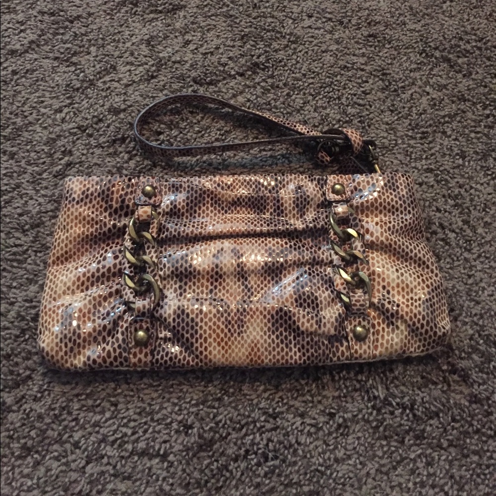 Snakeskin Wristlet