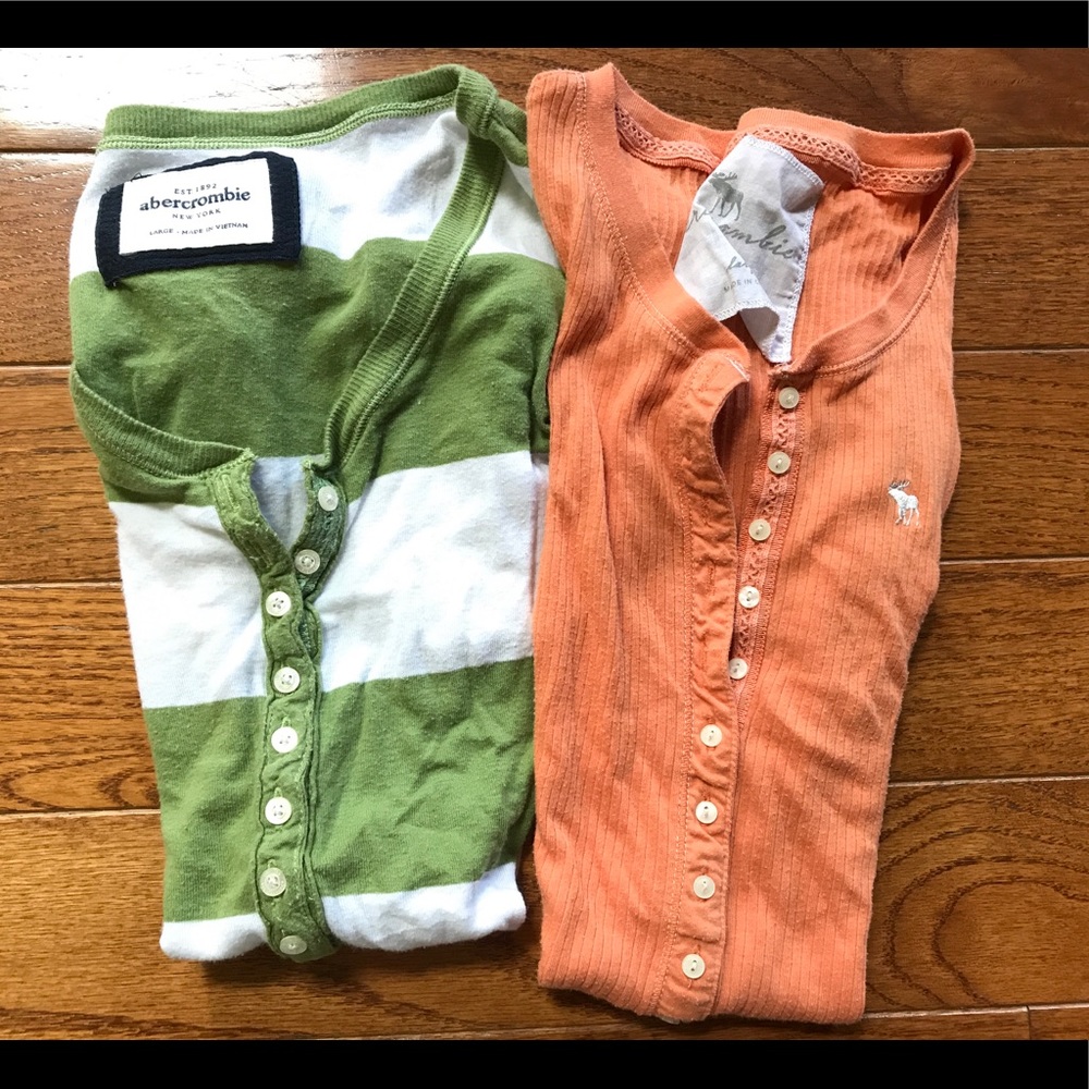 Two Abercrombie tee shirts