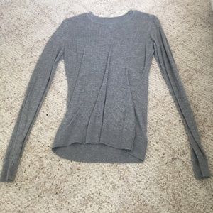 Gray crew necks sweater