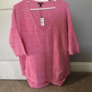 Express Dolman sweater in pink