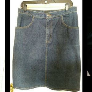 Anna Sui Denim skirt