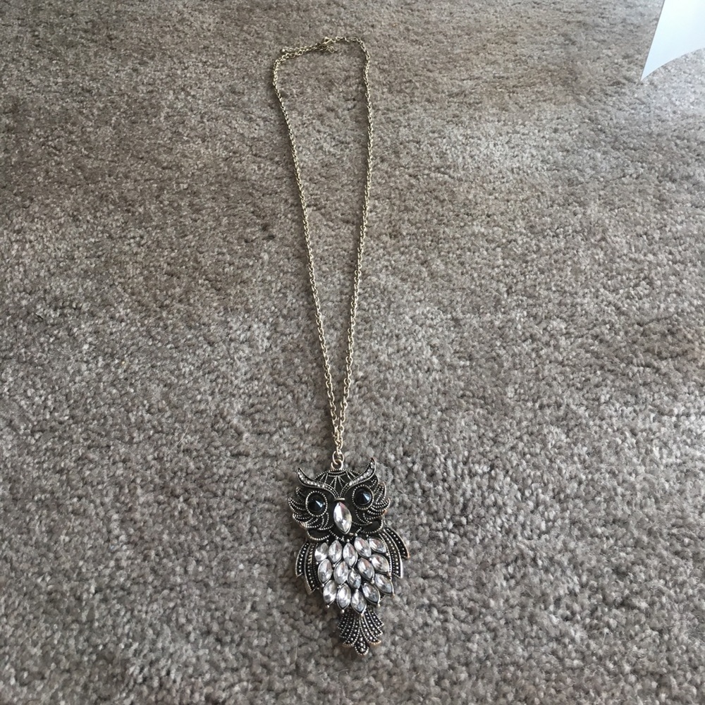 Long Owl necklace