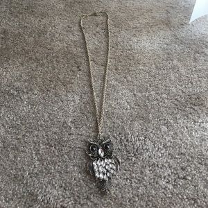 Long Owl necklace