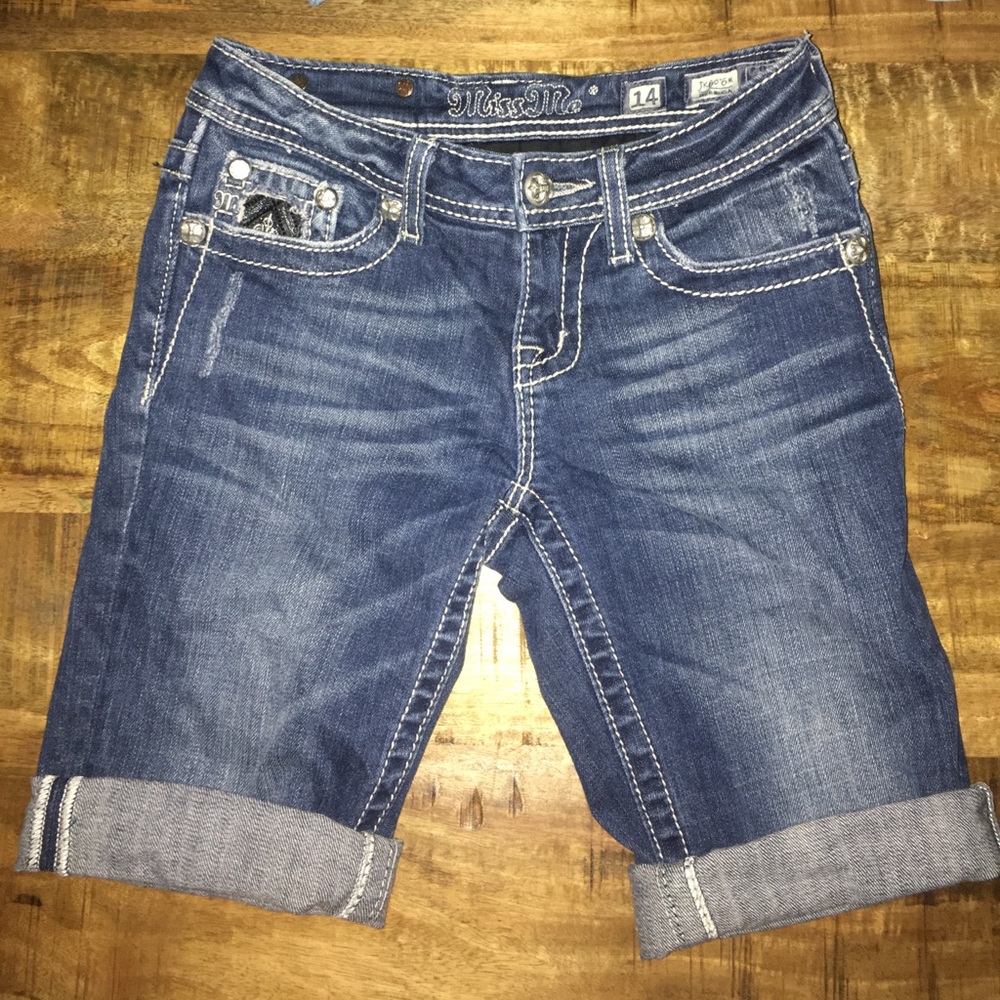 Kids miss me shorts.
