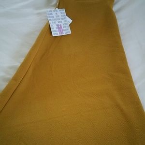 Lularoe Medium Azure BNWT - Mustard Yellow