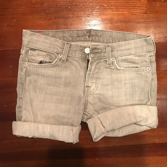 7 For All Mankind Jeans - 7 for all mankind cuffed shorts 7 For All Mankind Jeans - 7 for all mankind cuffed shorts