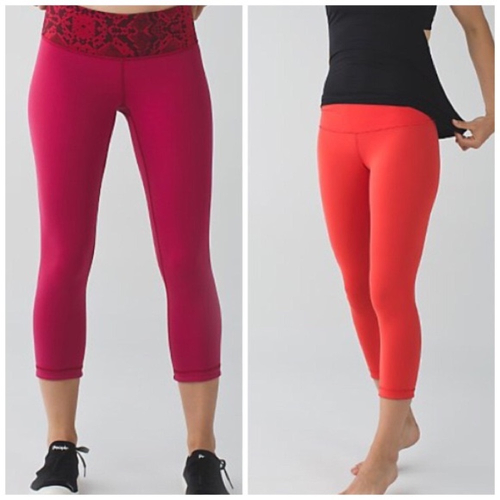 BRAND NEW reversible lululemon leggings. SIZE 4