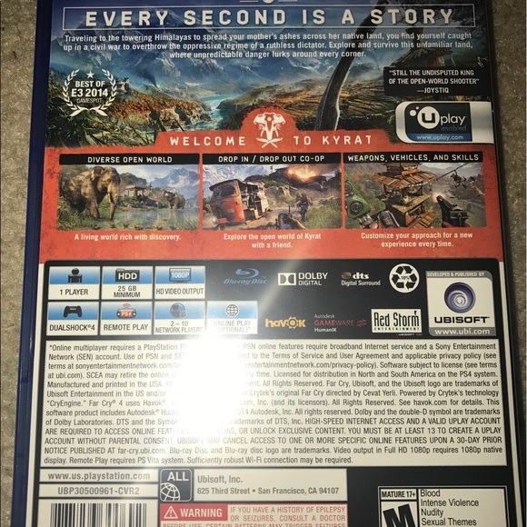 Far Cry 4 PS4 Game - Picture 2 of 3