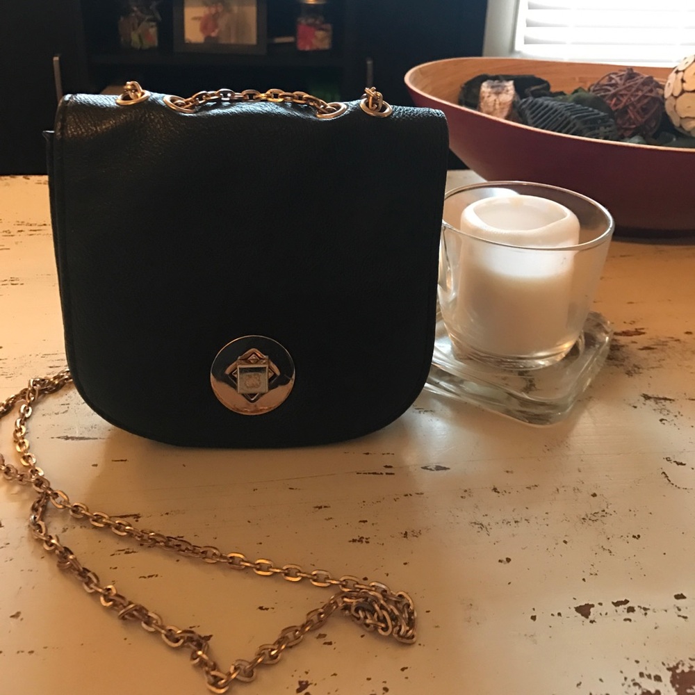 Small cross body pleather bag
