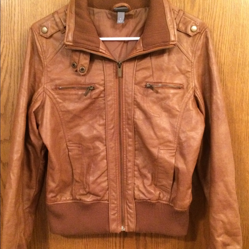 Vanity faux leather jacket